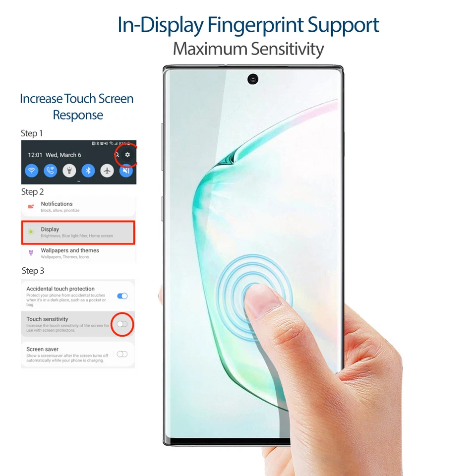 Gard® Elite Full Body Screen Protector for Samsung Galaxy Note 10 - Image 2 of 3