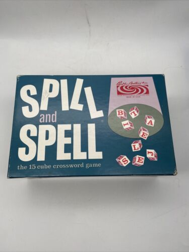 Vintage 1957 Parker Brothers Spill And Spell Game Original - NOS Sealed - Picture 1 of 11