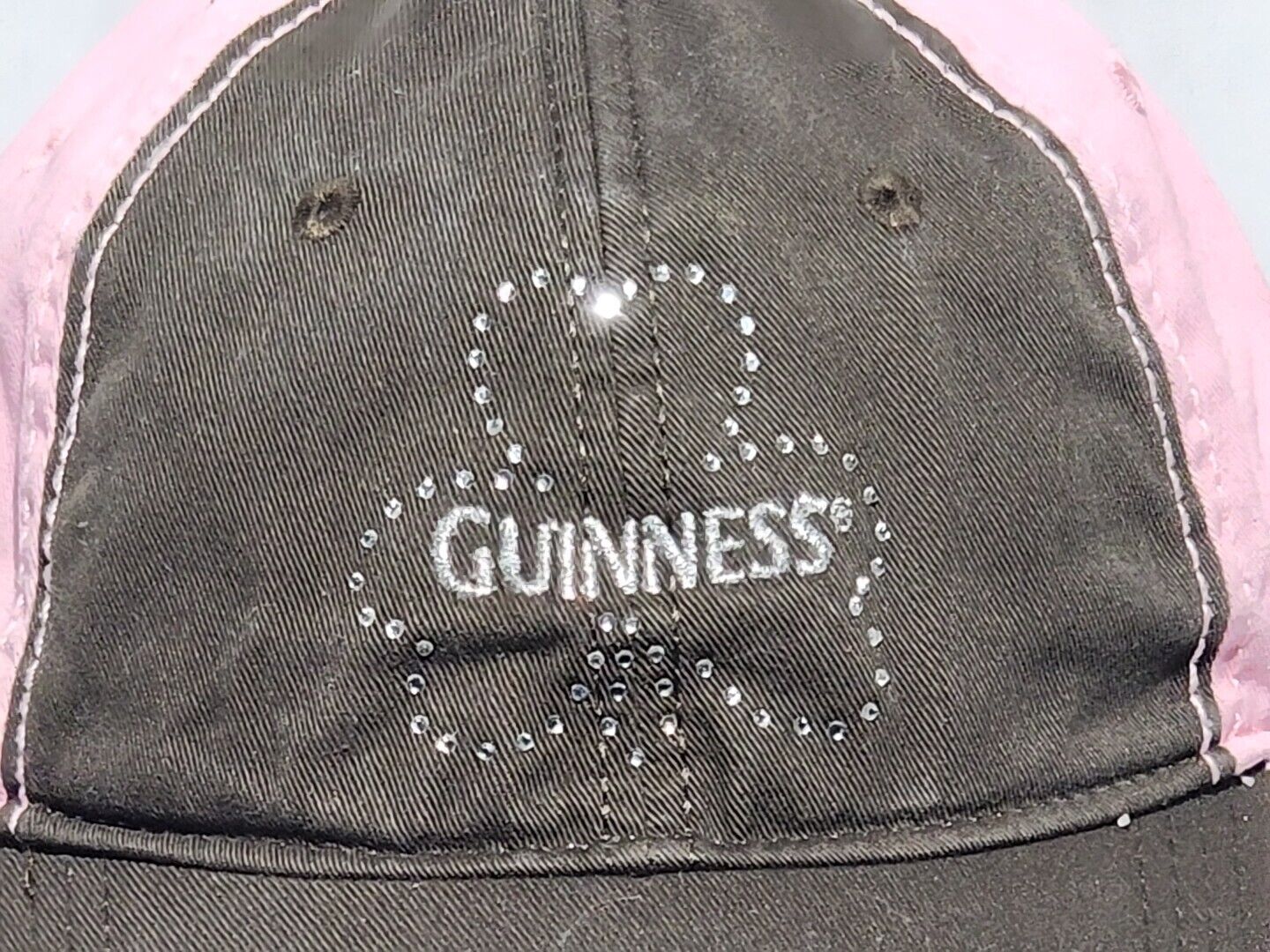 Guinness Women's Brown And Pink Sparkly Shamrock … - image 2
