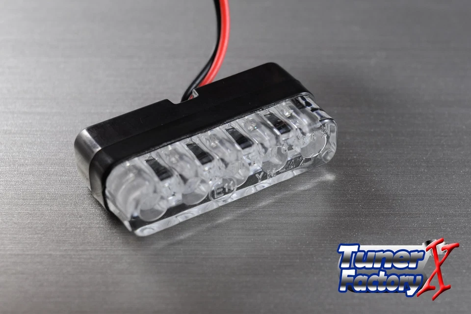 Foot Pegs LED Rear Brake white Light FIT Honda Ascot C200 CB100 CB1000R CB350 - Image 4 of 4