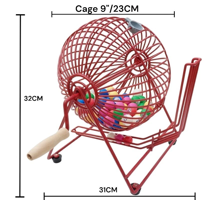 Bingo Cage Machine Tray & Balls Free 15ml Bingo Dabbers or Bingo Tickets  9"  - Image 3 of 4