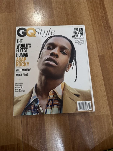 GQ Style Magazine (Holiday 2017) A$AP ROCKY - The World’s Flyest Human; ASAP