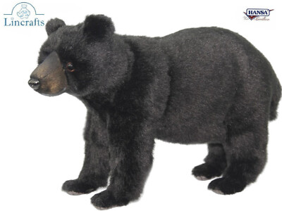 Schwarzbär Plüschtier Kuscheltier von Hansa 8068 - Brandneu - Lincrafts UK Est 1993