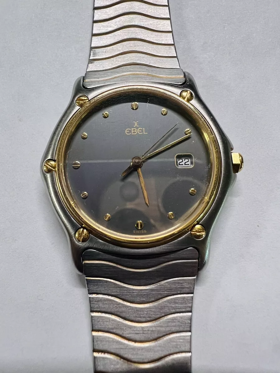 EBEL Sport Wave 183909 18K Gold And Steel Wrist Watch for Women eBay