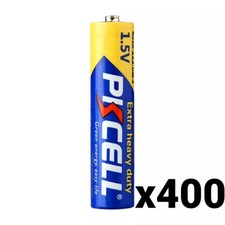 400 PKCELL AAA BATTERIES HEAVY DUTY 1.5V R03P PC2400 CARBON ZINC BRAND NEW