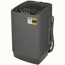 Portable Washing Machine, 15.6Lbs Capacity Full-Automatic Washer w/ 10 Programs