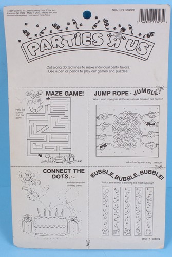 PARTIES R US LITTLE TODDLER BABY DOLL SET OF 4 TOYS R US 1991 - Picture 2 of 3