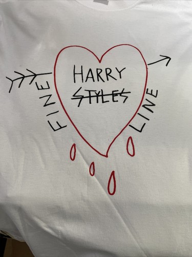 HARRY STYLES T.Shirt FINELINE Design White Or Pink Love On Tour Xs-xl Sizes - Picture 3 of 4