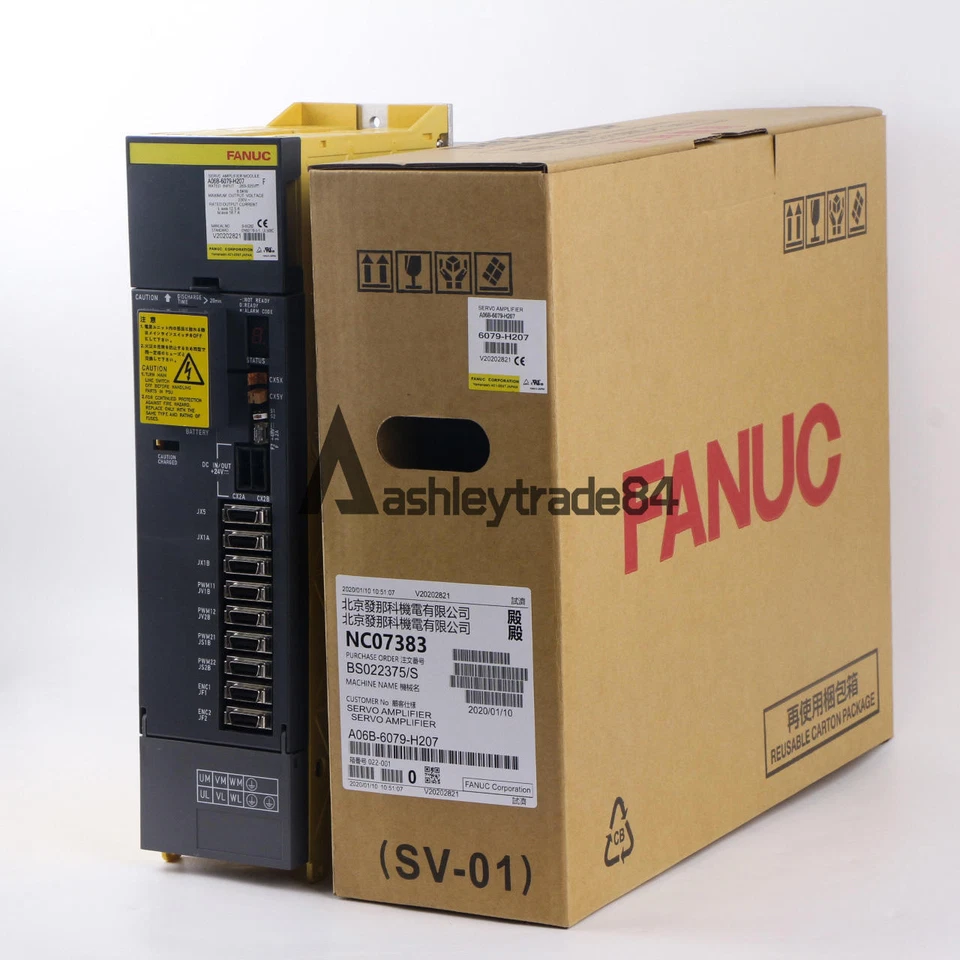 Nuevo amplificador de servoaccionamiento Fanuc 1 pieza A06B-6079-H207 A06B6079H207 Foto 3 de 4