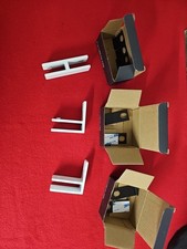 Future Glass White Brackets Mixed Lot Repair Fix Install Replace Replacement NOB Future Glass White Brackets Mixed Lot Repair Fix Install Replace Replacement NOB - Image 1