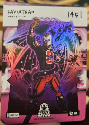RARE Laviathan `Zach LaVine` Bo Jackson Battle Arena Battlefoil HEX #MIX-262