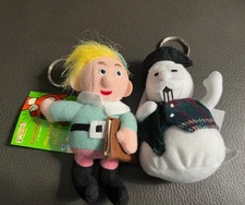 Sam the Snowman & Herbie the Elf Keychains Island Misfit Toys Rudolph Plush CVS
