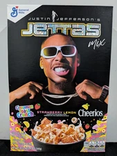 Justin Jefferson’s Jettas Mix General Mills Cereal - 12 oz. Box Sealed