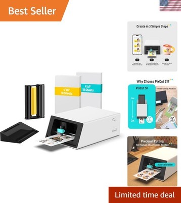 PixCut S1 Color Sticker Printer & Cutting Machine - All-in-One Sticker Maker ...