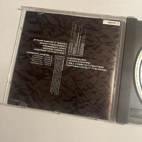 TERRAPLANE - Moving Target - CD Album - 1987 ORIGINAL RELEASE - AOR / HARD ROCK - Foto 4 di 5