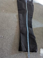 Roffe Skiwear Ski Snow Pants Women 32 reg heel Stirrups black