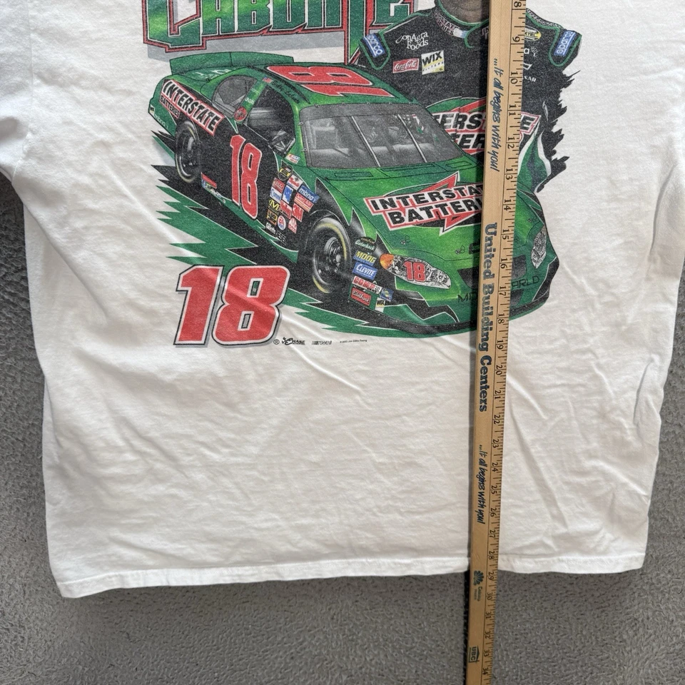 Camisa Vintage Chase Authentics Adulto XL Blanca Bobby Labonte Nascar Grunge Y2K Foto 4 de 4