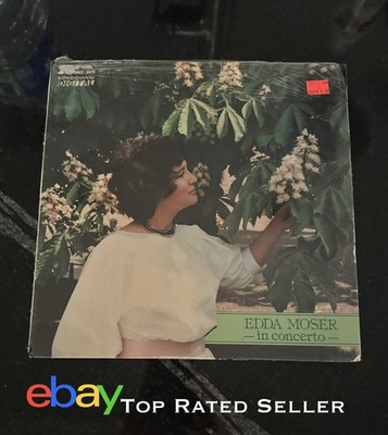   Soprano Edda Moser Concerto German Bongiovanni Erik Werba 33RPM Vinyl Venice