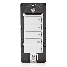 Decora 15 Amp 4-Hour Indoor In-Wall Timer Switch, 1/2 HP/9.8 Amp Fan/Motor, No N