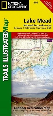 Nat Geo Maps Lake Mead National Recreation Area Map (Map)