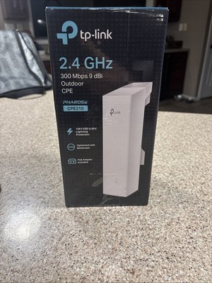 TP-Link CPE210 2.4GHz High Power 300Mbps Wireless Outdoor Access Point CPE NEW