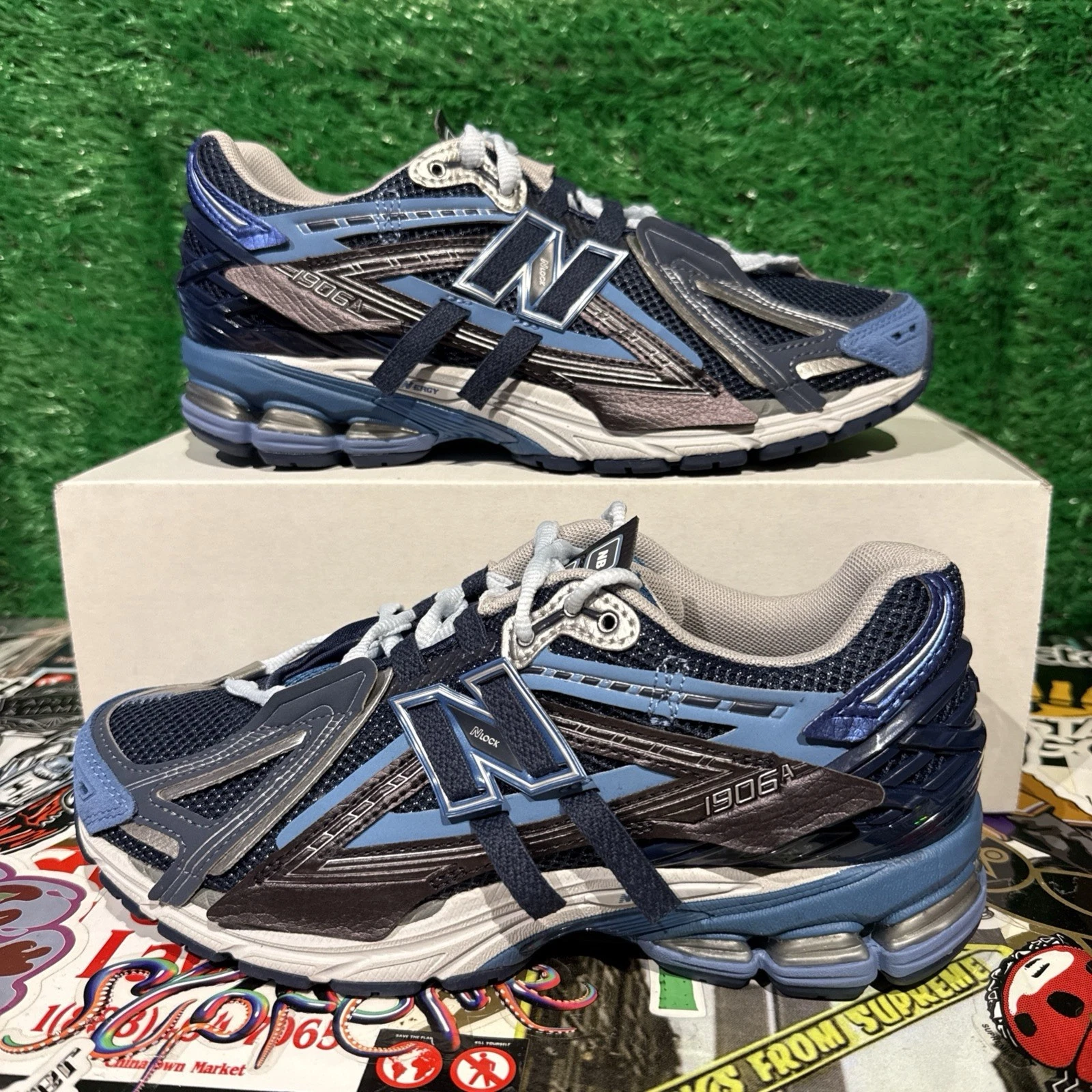 New Balance 1906A Deep Navy Blue White Sneakers U1906AB Men's Size 8 New