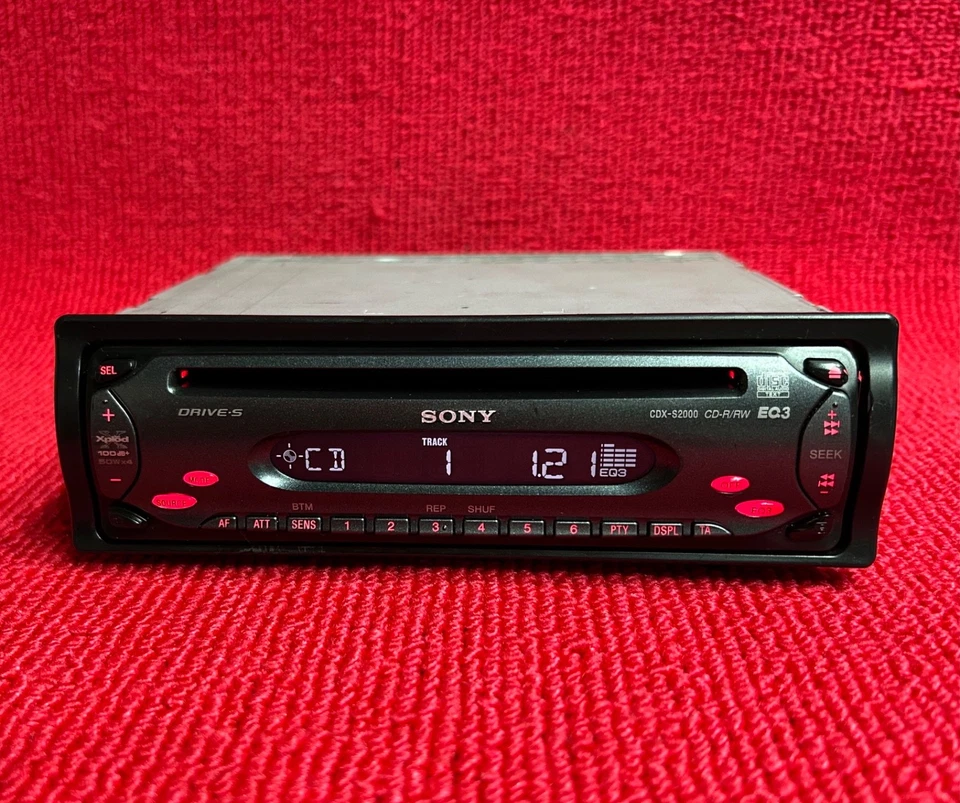 Auto radio Sony CDX-S2000  1DIN CD PLAYER AM/FM 4 x 26 W - Imagen 1 de 4