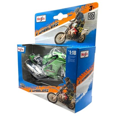 Kawasaki Ninja ZX-12R Kid Model Diecast Dirt Bike Motorbike