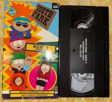 South Park Wave 3 VHS Screening Copy Promo 1997 Comedy Central 6 Episodes Rare!