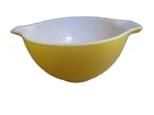 Vintage Pyrex YELLOW GOLD Cinderella Mixing Bowl #441 Nice Color 1  1/2 Pt.