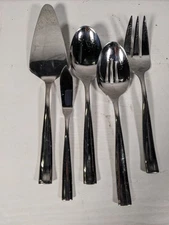 Barenthal 5 Piece Serving Set 18/10 Stainless Steel Fork Knife Spoons Pie Server