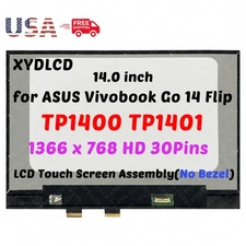 14" for Asus Vivobook Go 14 Flip TP1400KA-EC TP1401 LCD Touch Screen Assembly HD