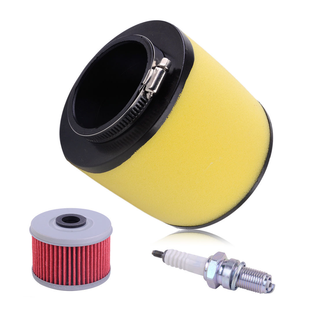 Fit 2000-2006 For Honda Rancher 350 TRX350FE 4x4 ES Air Oil Filter +Spark Plug