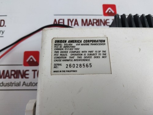 UNIDEN SOLARA VHF Marine Transceiver DC 13.8V - Picture 6 of 8