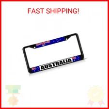 Fastasticdeals Australia Australian Flag License Plate Frame Tag Holder Cover