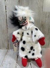 Disney Store 101 Dalmatians Cruella Deville Bean Bag Plush Doll New Tags 10  