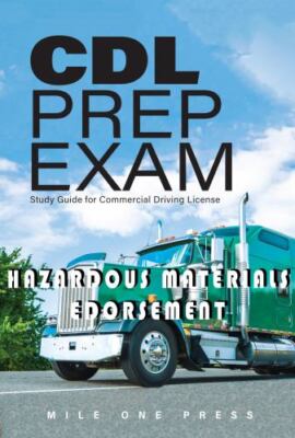 CDL PREP EXAM: HAZARDOUS MATERIALS Endorsement, Brand New, Free shipping in t...