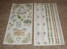 Me & My Big Ideas MAMBI Stickers ~ Wedding Images & Borders