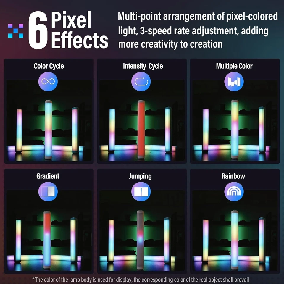 SIRUI T30 30W RGB LED Video Light Stick Full Color Pixel Tube Light 2500K-7000K - Image 2 of 4