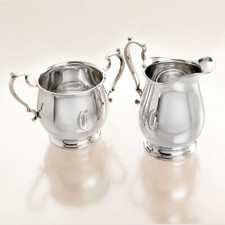 Milch und Zucker USA 925er Silber Monogramm