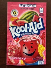 5 Watermelon Flavor Kool Aid Drink Mix Vitamin C Unsweetened