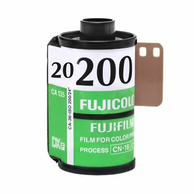 50 Rolls Fuji 200 Speed Fujifilm 35mm Film Color 20+ Exp C200