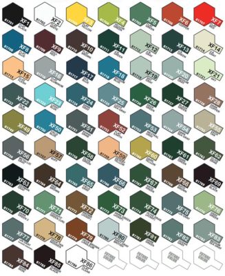 Tamiya Acrylic Flat Model Paint Mini 1/3oz (10ml) XF1-XF86 Choose Your Color