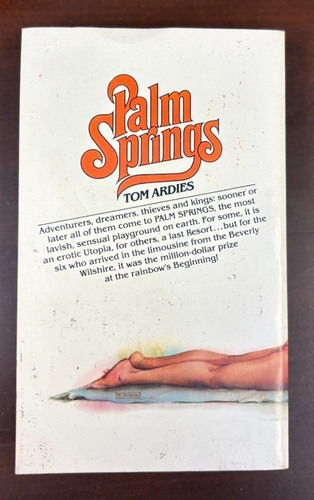 PB* PALM SPRINGS by TOM ARDIES Vintage 1979 Erotic Utopia Steamy Romance Sex - Imagen 2 de 5