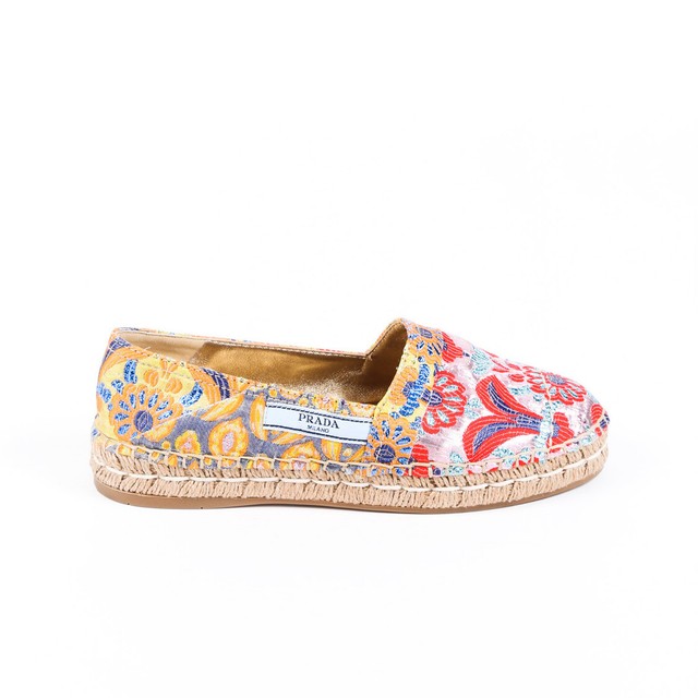 prada brocade espadrilles