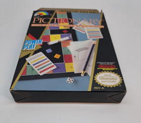 Pictionary Boxed Complete in box Nintendo NES  game CIB very nice