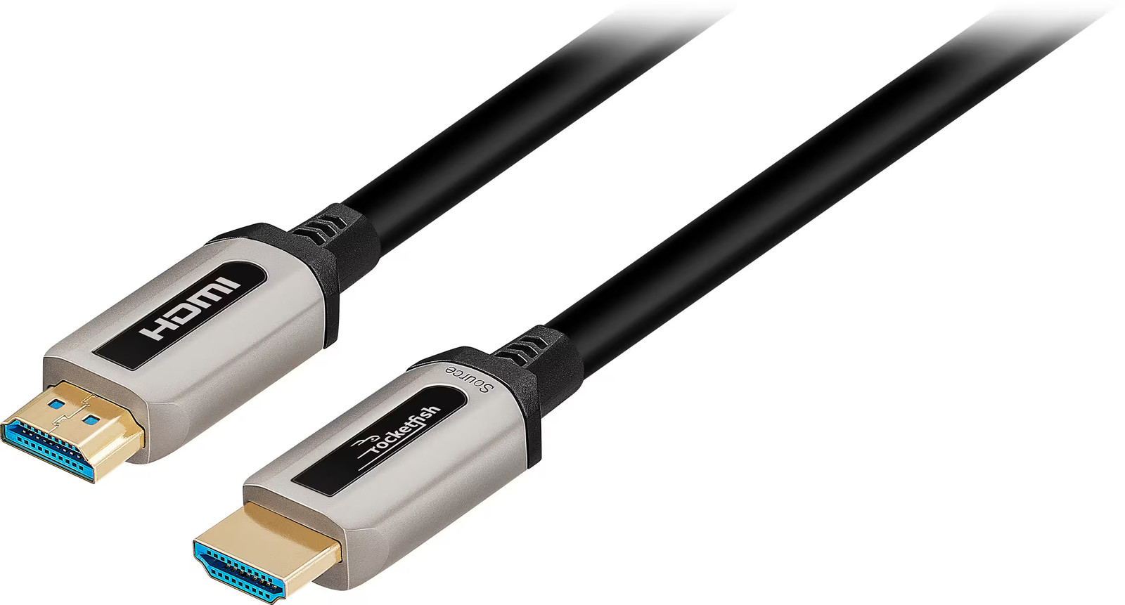 Встроенный волоконно-оптический HDMI-кабель Rocketfish- 100 с разрешением 4K UltraHD и поддержкой HDR S...