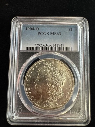 1904-O $1 Morgan Silver Dollar PCGS MS63 NO RESERVE