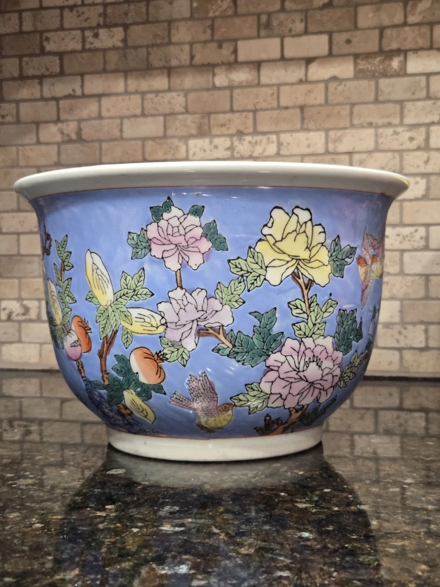 中国花盆古董陶瓷花盆| eBay