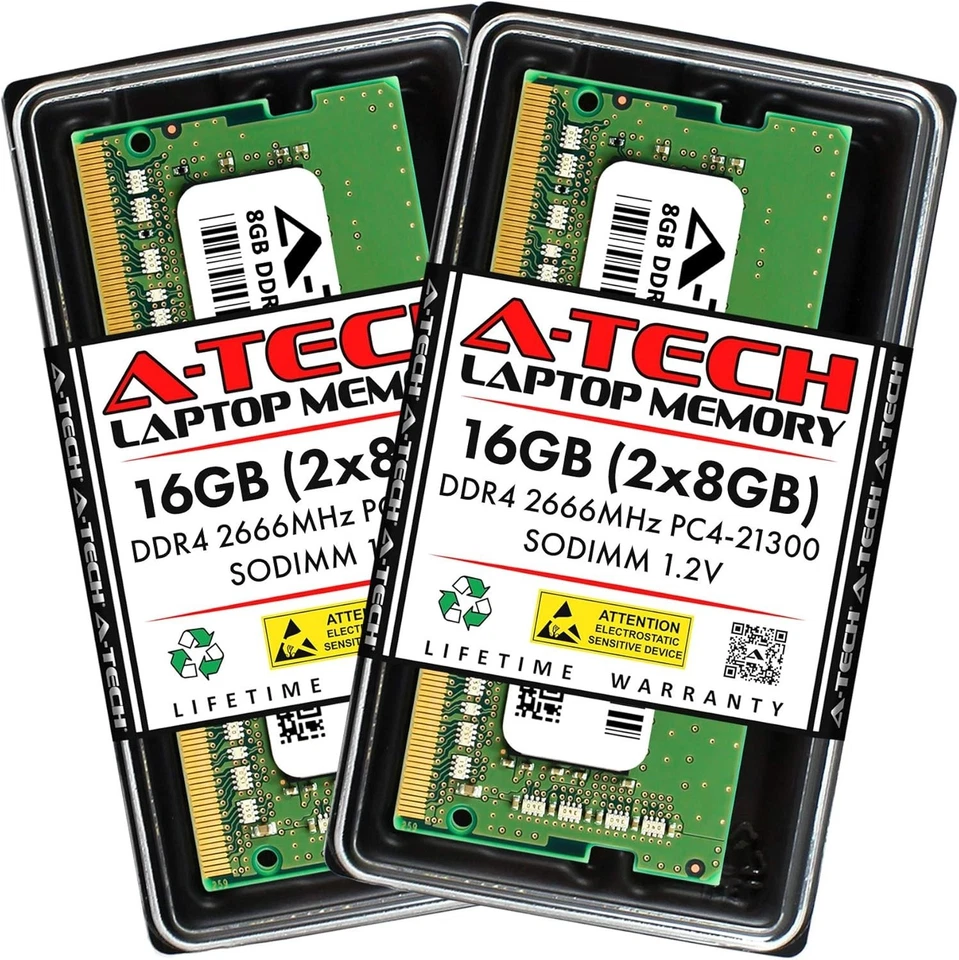 A-Tech 16GB DDR4 2666MHz Laptop Memory Modules - Image 3 of 4